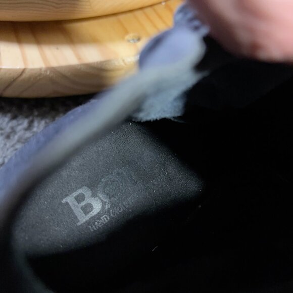 Born Bessie Boots Womens Size 9 Blue Suede Boho Block Heel Ankle Booties - Picture 7 of 9